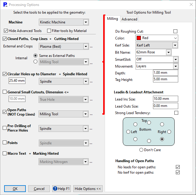 Face milling processing 1