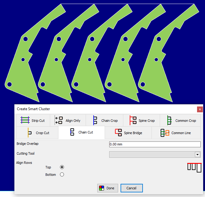 smart cluster chain cut