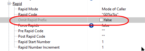 Important postprocessor setting!