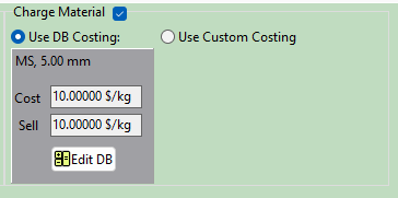 UseDBMaterialCosting